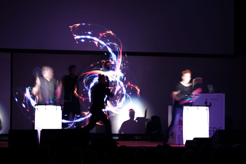 Bühne und Publikum beim Wissensforum NXT Knowledge in Böblingen
