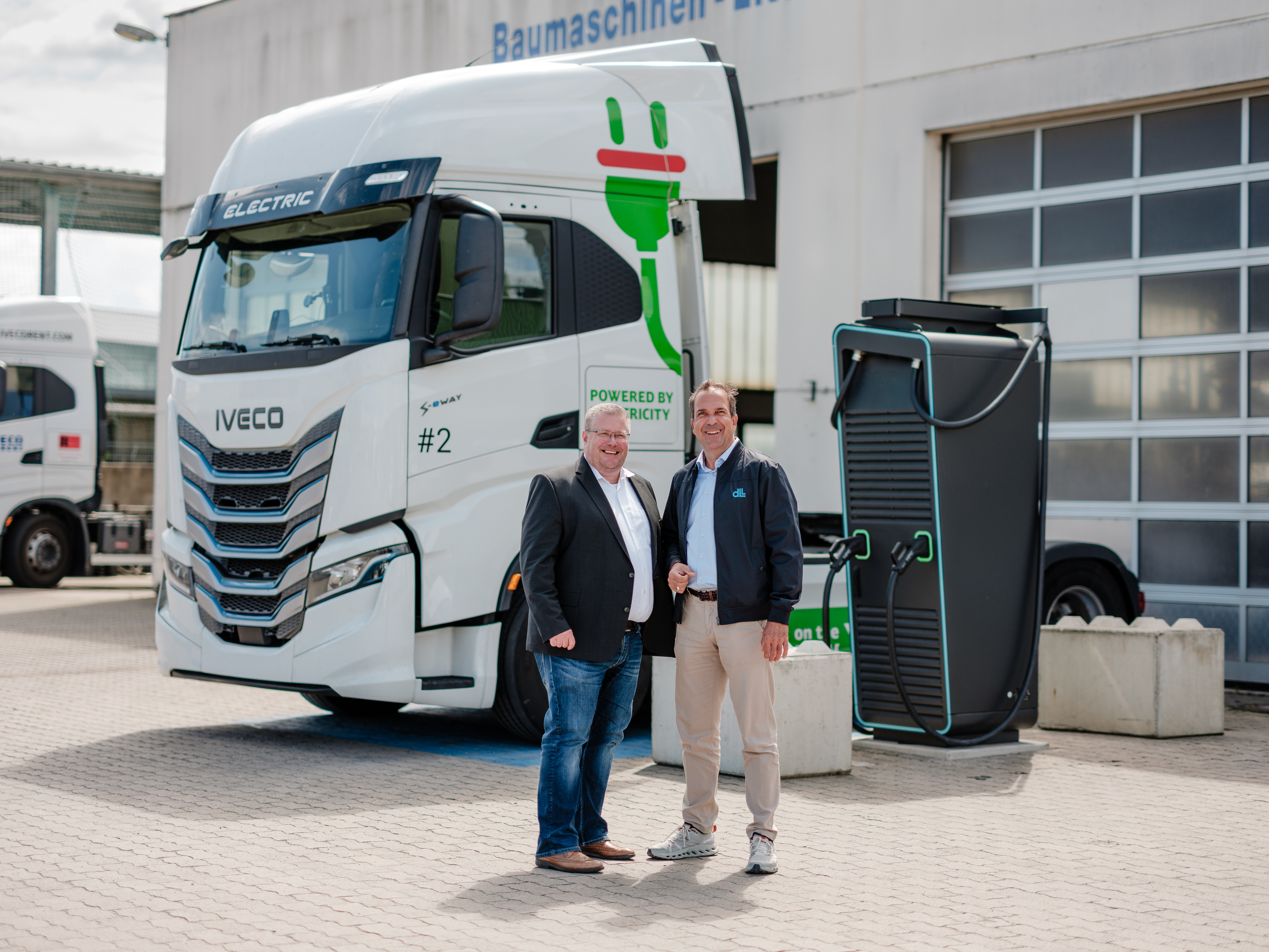Businessfotograf in Bamberg – Elektro-LKW im Einsatz